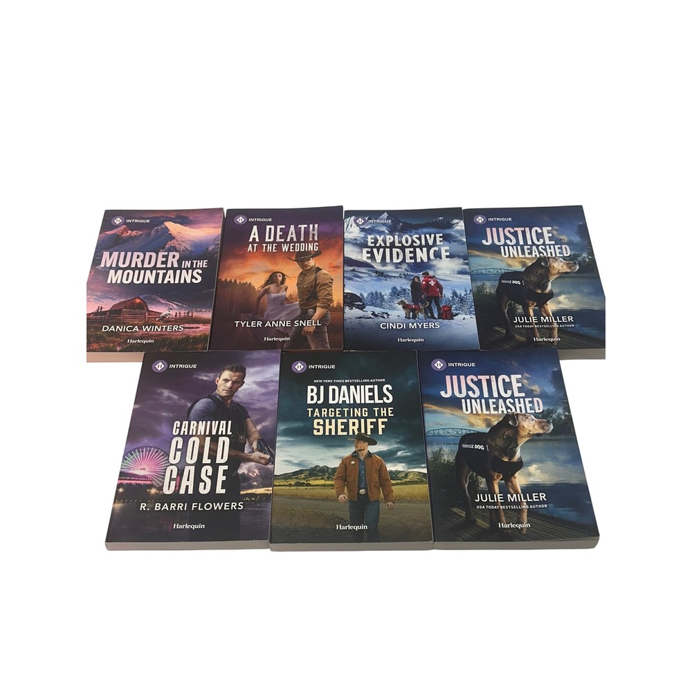 16 Harlequin Romance Suspense Books Intrigue Love Inspired Amish Fiction
